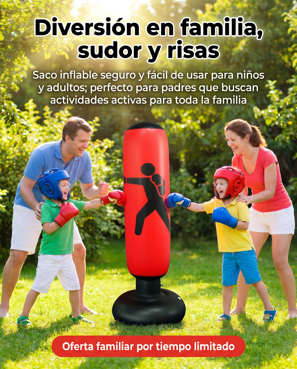 PunchCore™ | Freestanding Punching Bag for Home Training