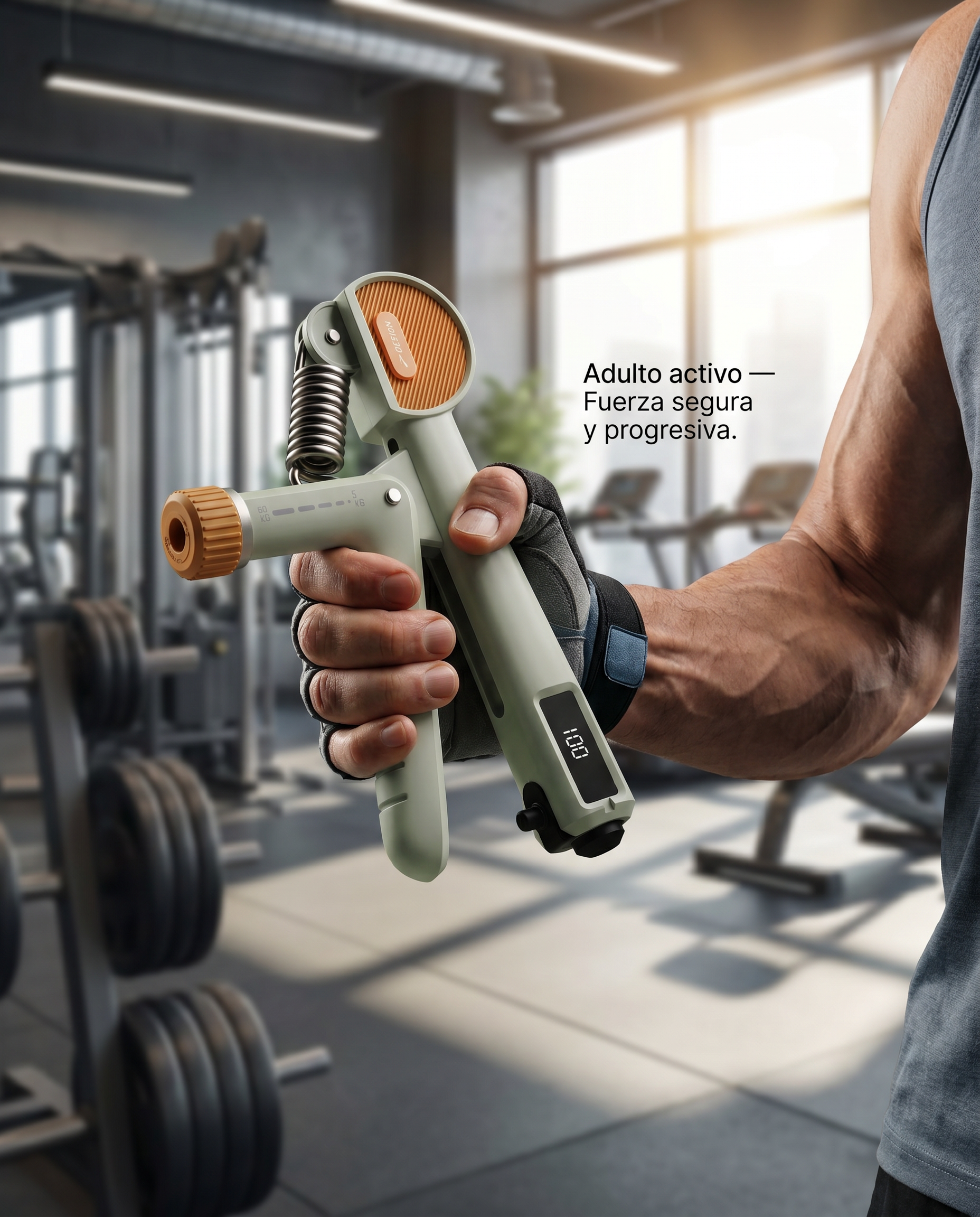 GripForce Pro™ | Entrenador de Fuerza de Agarre Ajustable